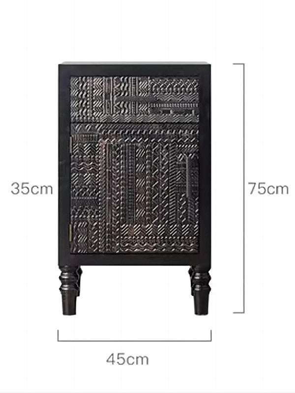 Simple Nordic Natural Wooden Furniture Pine Wood Side Table