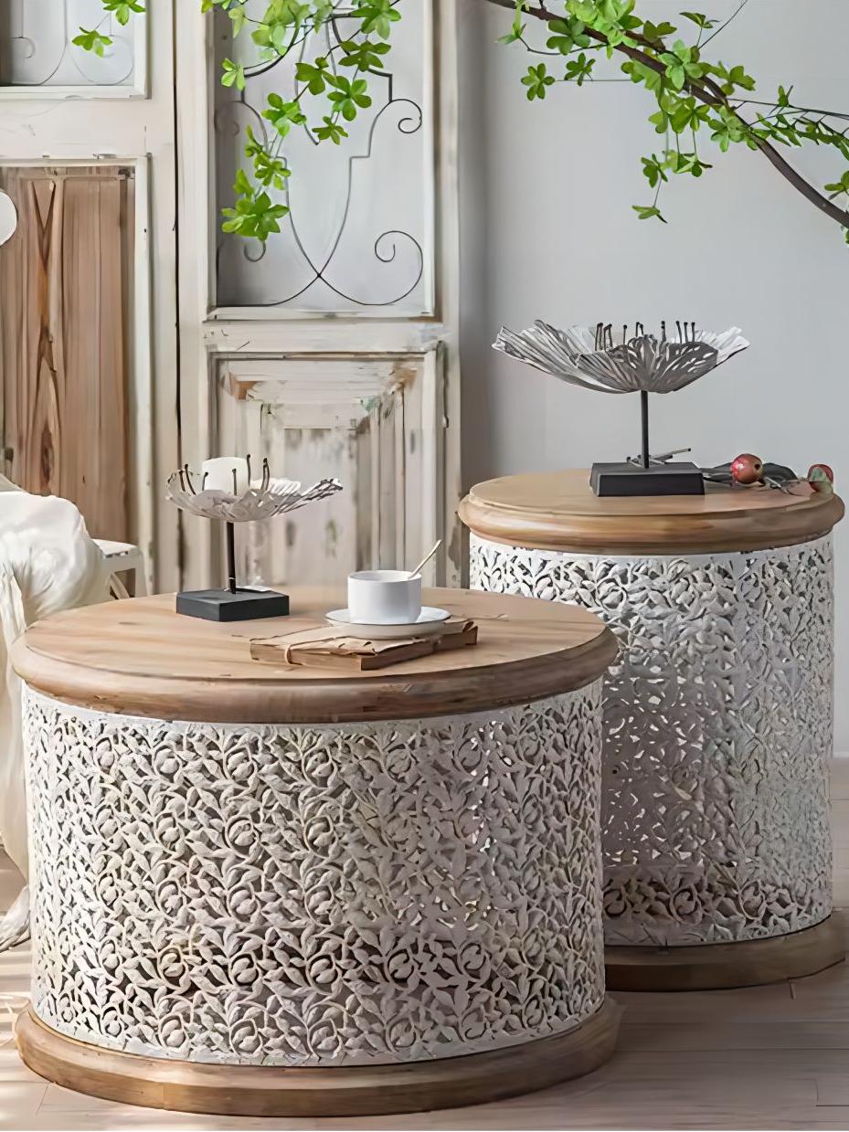 Retro Round Coffee Table