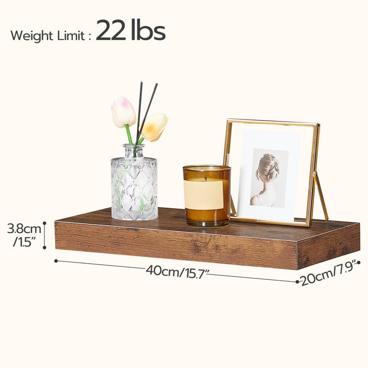 2 Piece Floating Shelf (Set of 2)