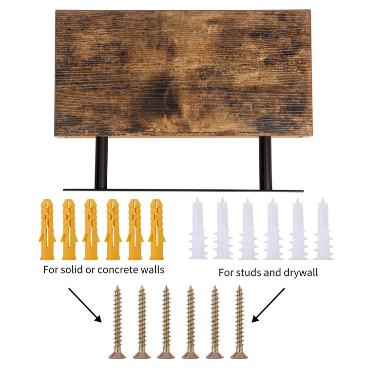 2 Piece Floating Shelf (Set of 2)