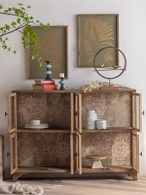 Retro Living Room Solid Wood Sideboard
