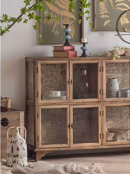 Retro Living Room Solid Wood Sideboard