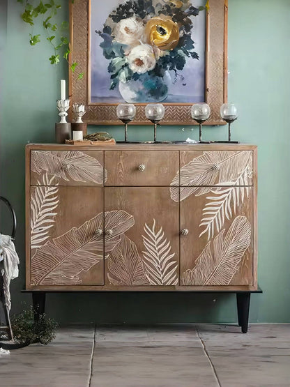 Wooden Display Cabinet Sideboard with Storage