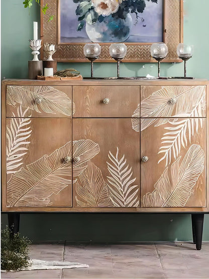 Wooden Display Cabinet Sideboard with Storage